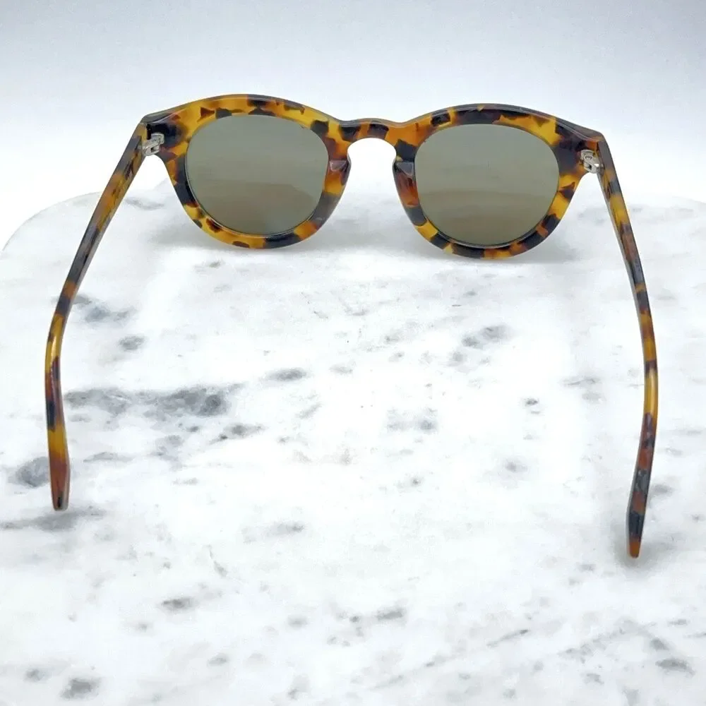 Warby Parker Flynn 914 Brown Tortoise Round Sun/Eyeglasses Frames 47-25-140